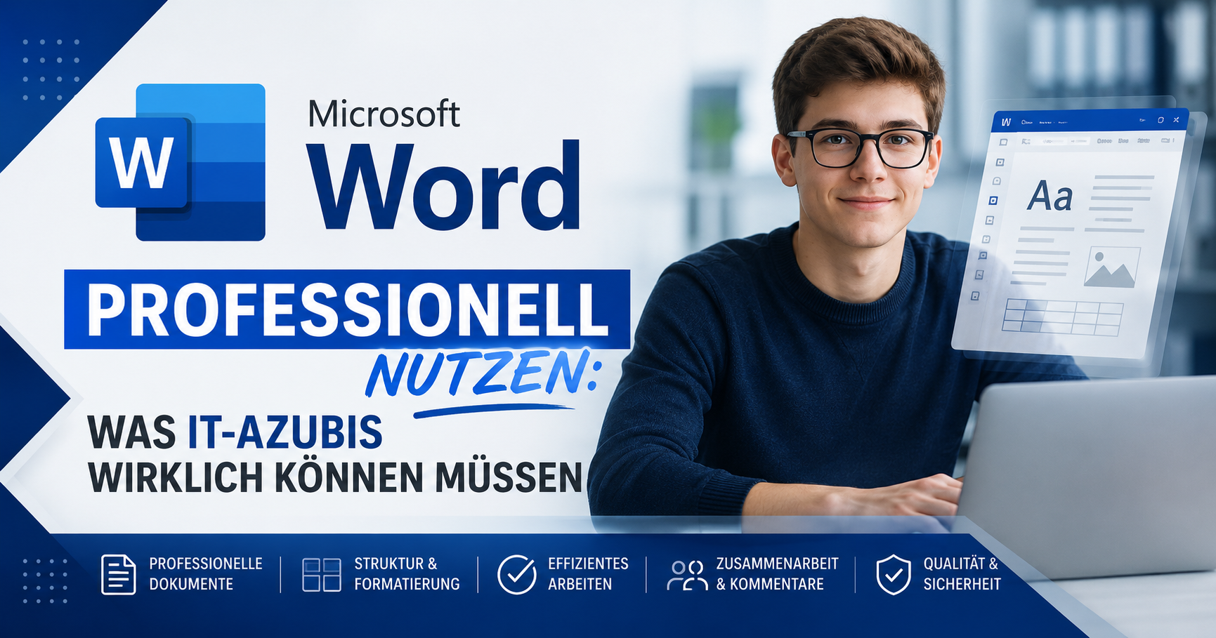Microsoft Word professionell nutzen: Was IT-Azubis wirklich können müssen